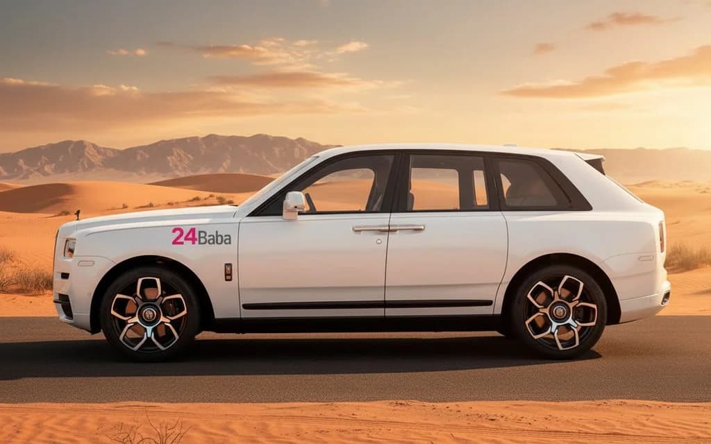 Rolls-Royce Cullinan 2022 White side profile