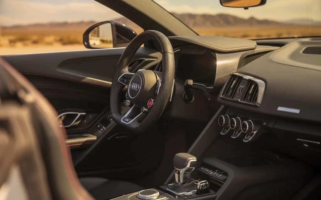 Audi R8 2024 dashboard and infotainment