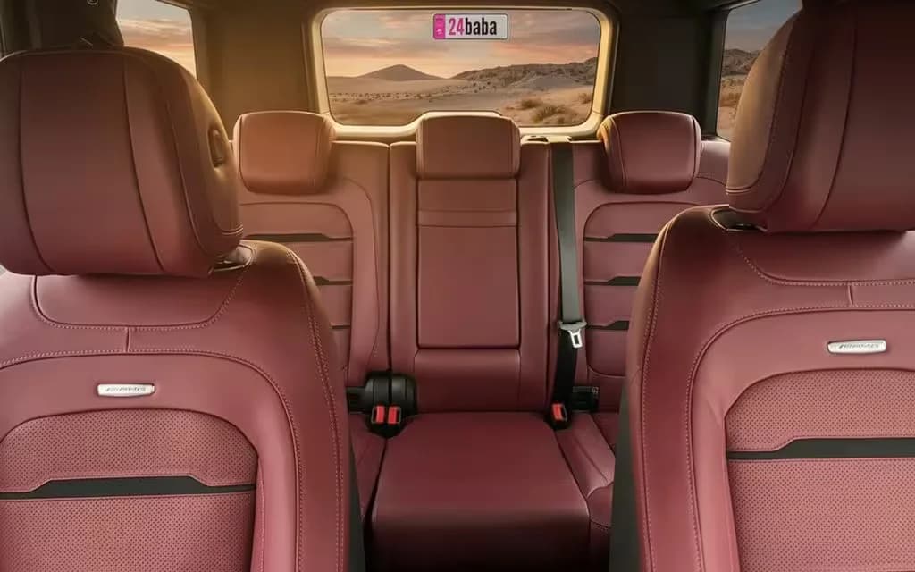 Mercedes G63 2025 leather seats and cabin