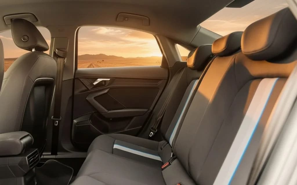 Audi A3 2023 leather seats and cabin