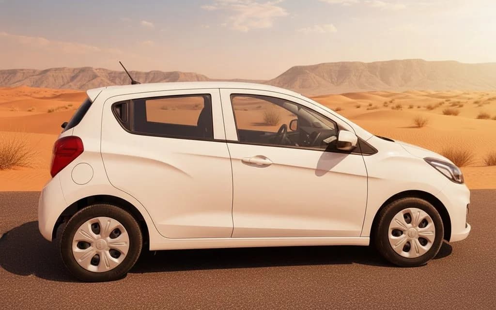 Chevrolet Spark 2020 White side profile