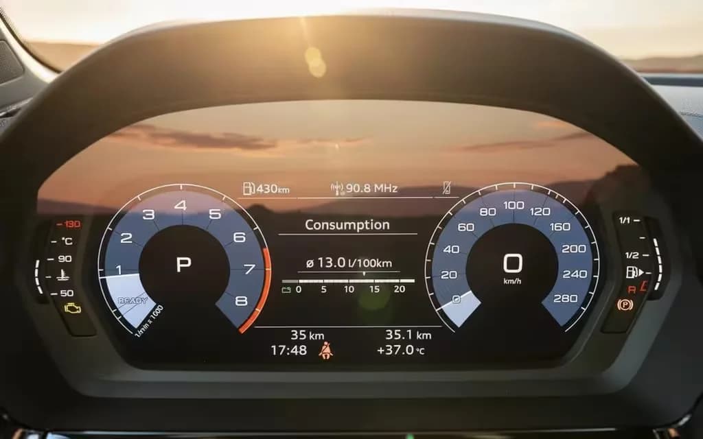 Audi A3 2022 interior view showing trim