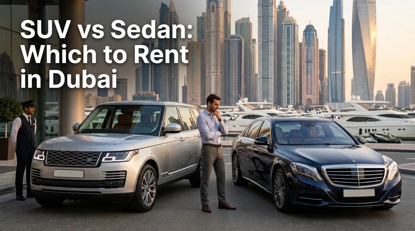 SUV vs sedan: which to rent in Dubai?