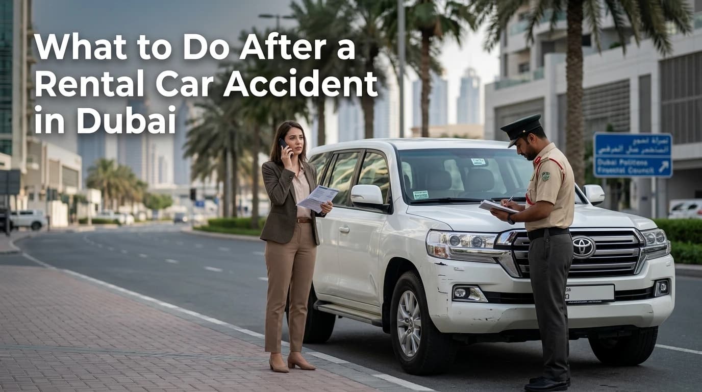 What to Do After a Rental Car Accident in Dubai