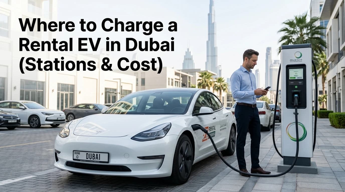 Where to Charge a Rental EV in Dubai
