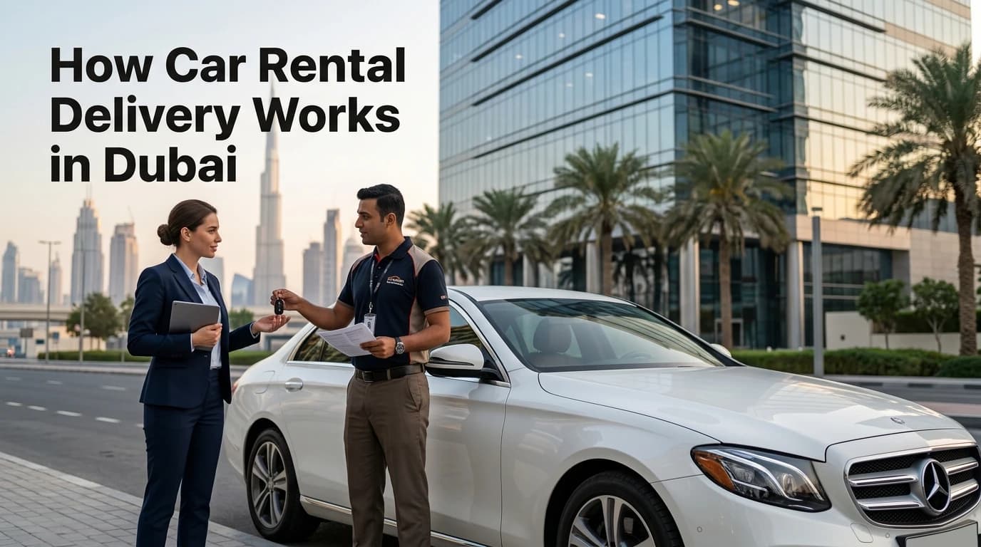 How car rental delivery works in Dubai