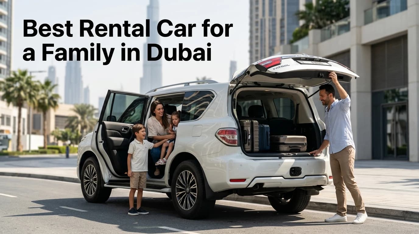 Best rental car for a family in Dubai
