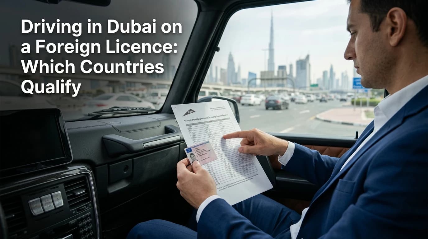Driving in Dubai on a Foreign Licence: Which Countries Qualify