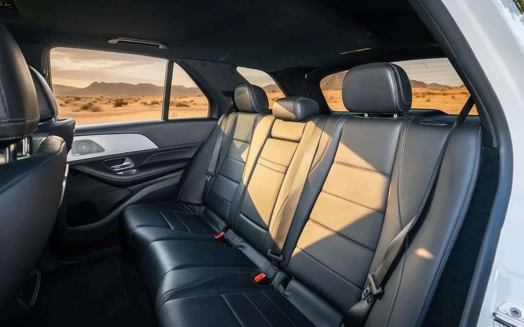 Mercedes Gle350 2021 leather seats and cabin