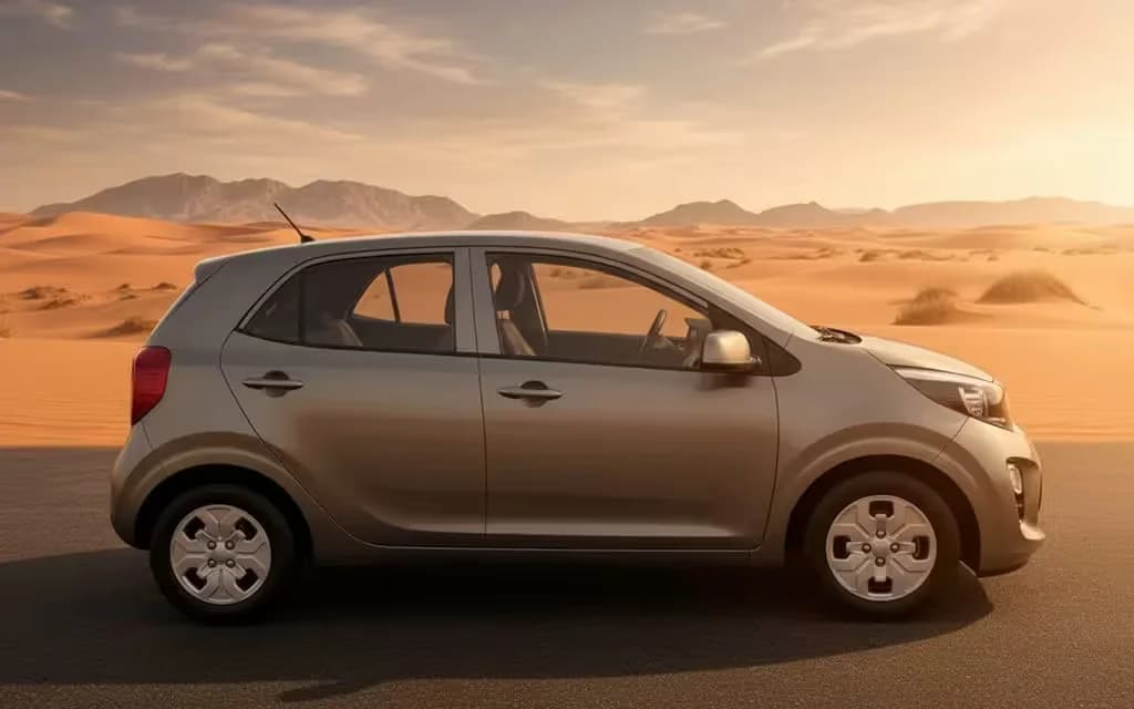 Kia Picanto 2025 Grey side profile