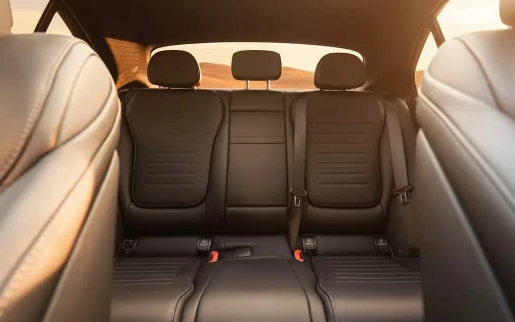 Mercedes C200 2024 leather seats and cabin