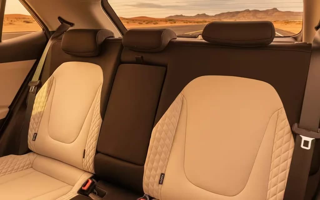 Hyundai Creta 2023 leather seats and cabin – rental in Dubai