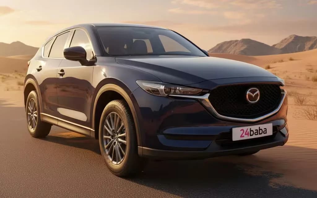 Mazda Cx 5 2024 Blue cover image – rental in Dubai