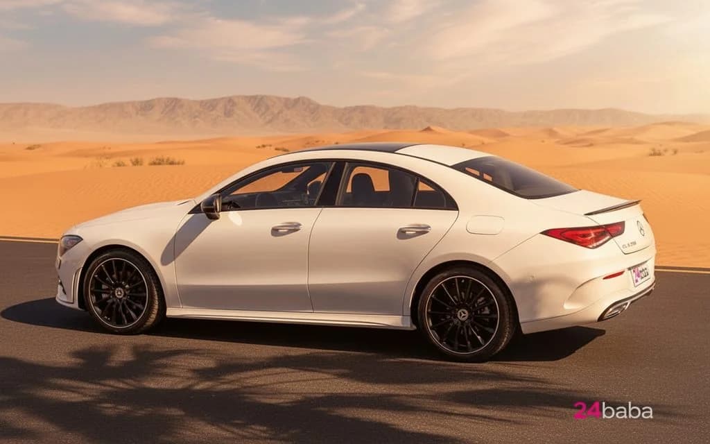 Mercedes Cla45 2022 White side profile