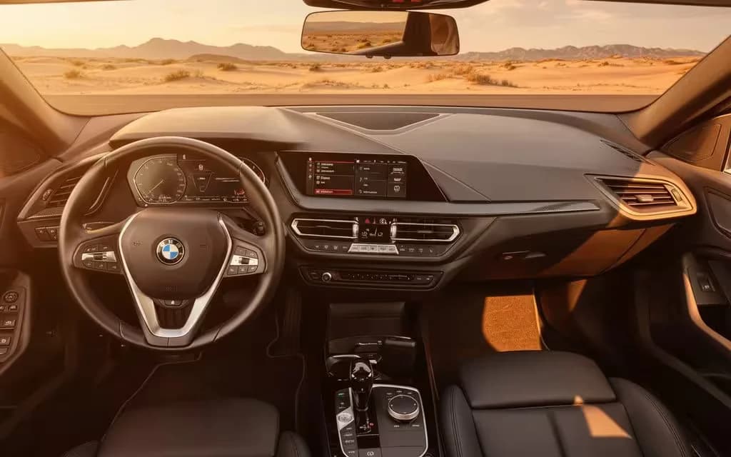 Bmw 228 2021 dashboard and infotainment – rental in Dubai
