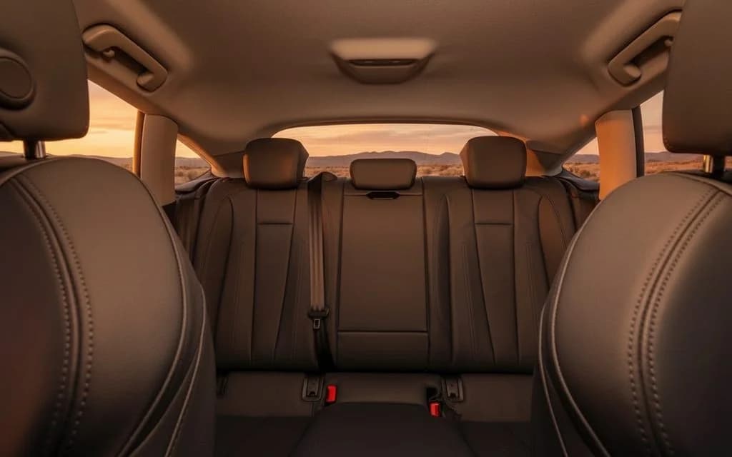 Audi A5 2023 leather seats and cabin