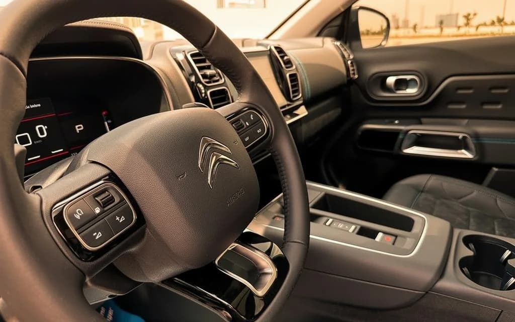 Citroen C5 2024 interior view showing trim