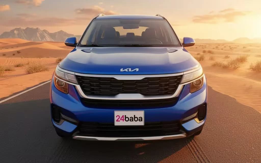 Kia Seltos 2022 Blue rental in Dubai