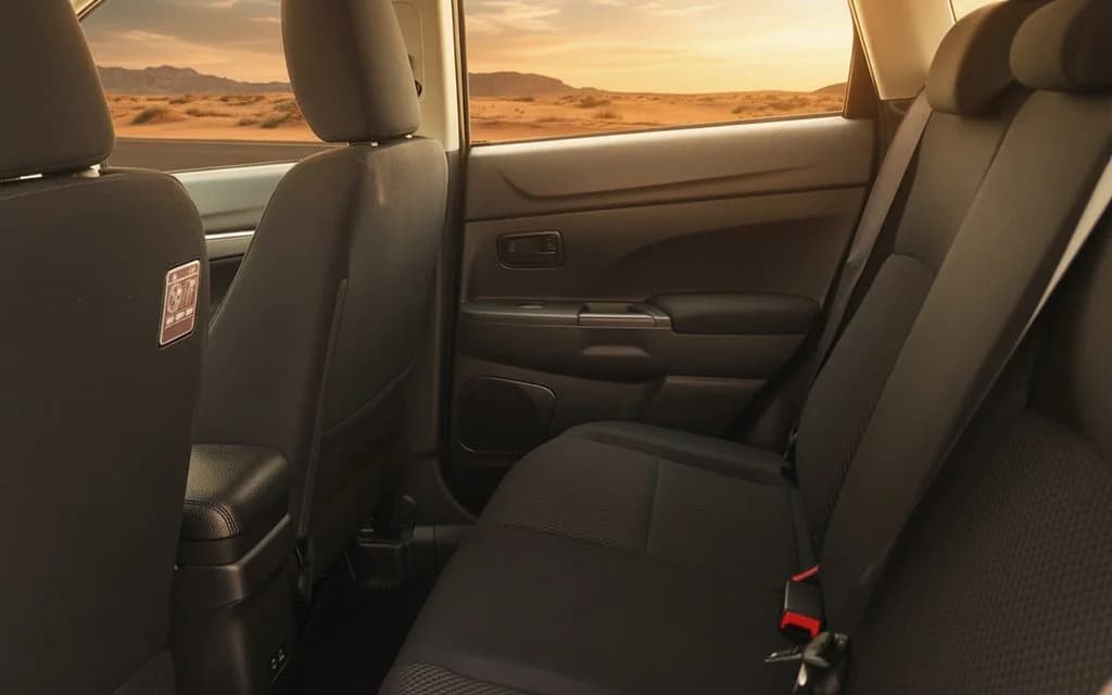 Mitsubishi Asx 2024 leather seats and cabin – rental in Dubai