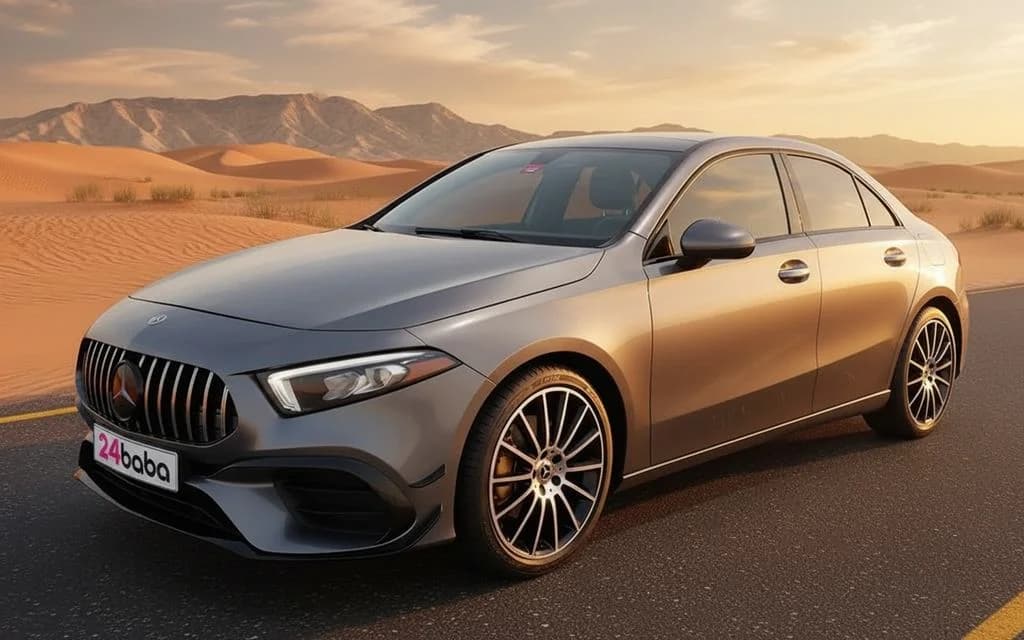 Hire Mercedes A220 2021 Grey in Dubai