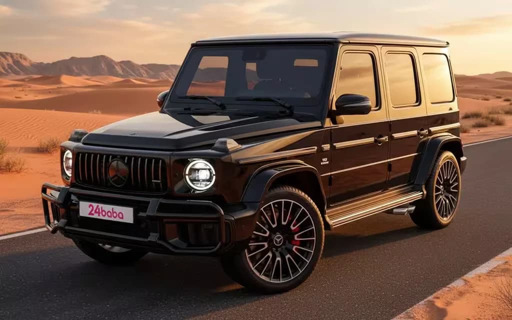 Mercedes G63 2025 Black - Exotic SUV Hire Dubai