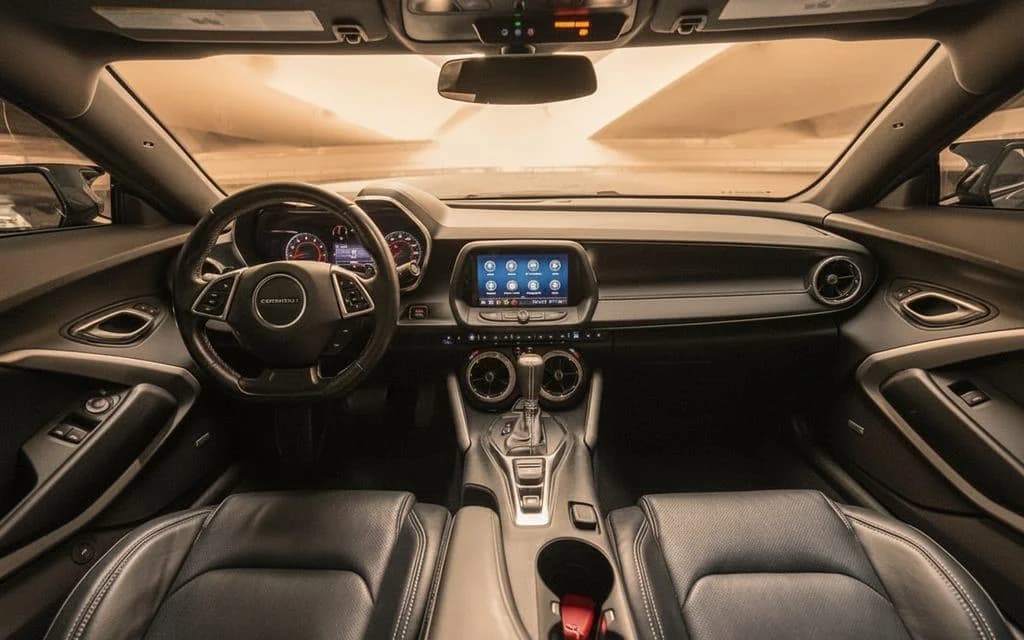 Chevrolet Camaro 2022 interior view showing trim