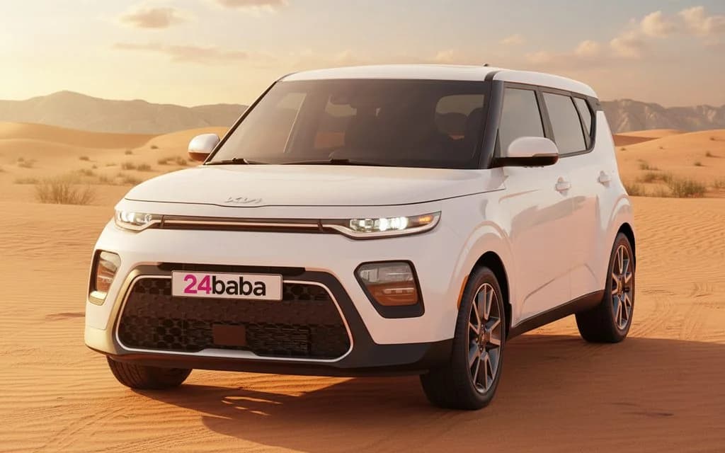 Kia Soul 2022 White cover image – rental in Dubai