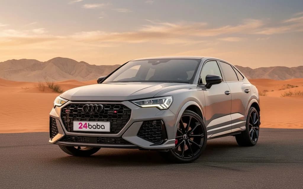 Audi RsQ3 2023 Grey rental in Dubai