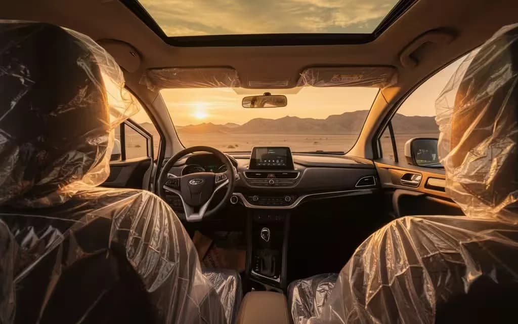 Jac S3 2024 interior view showing trim – rental in Dubai