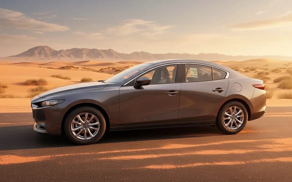 Mazda 3 2025 Grey side profile