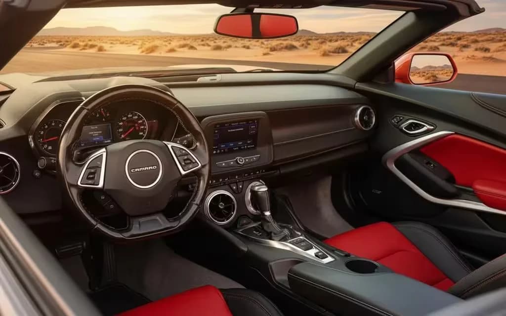 Chevrolet Camaro 2022 dashboard and infotainment