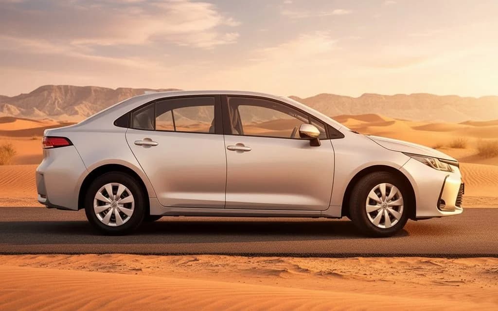Toyota Corolla 2025 Silver side profile