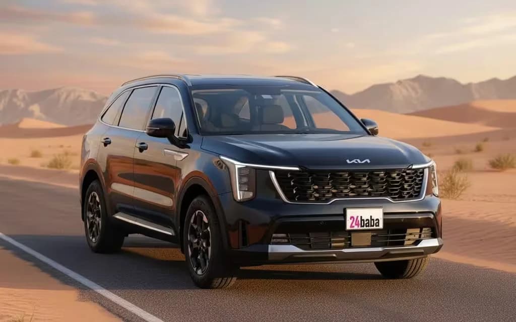 Hire Kia Sorento 2025 Black in Dubai