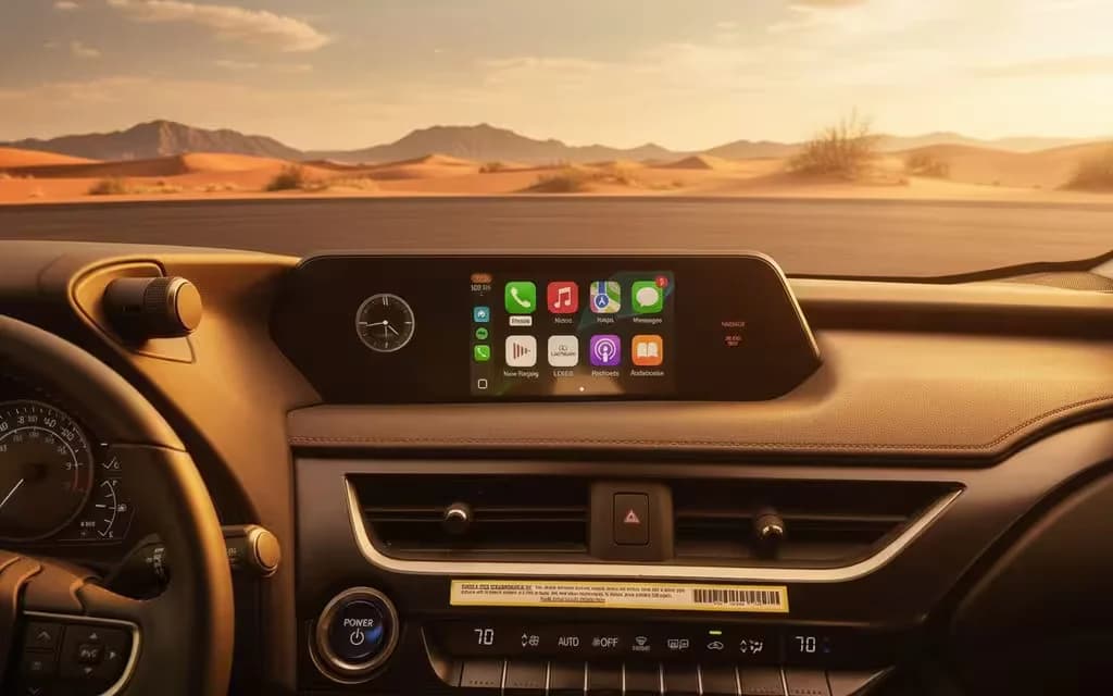 Lexus Ux 2021 interior view showing trim – rental in Dubai