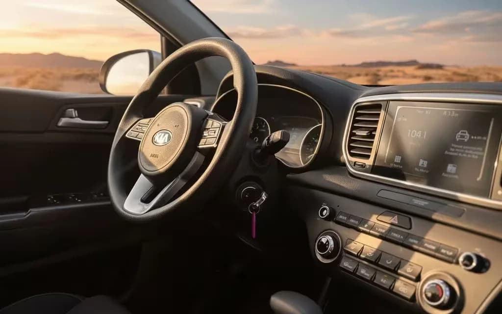 Kia Sportage 2021 dashboard and infotainment