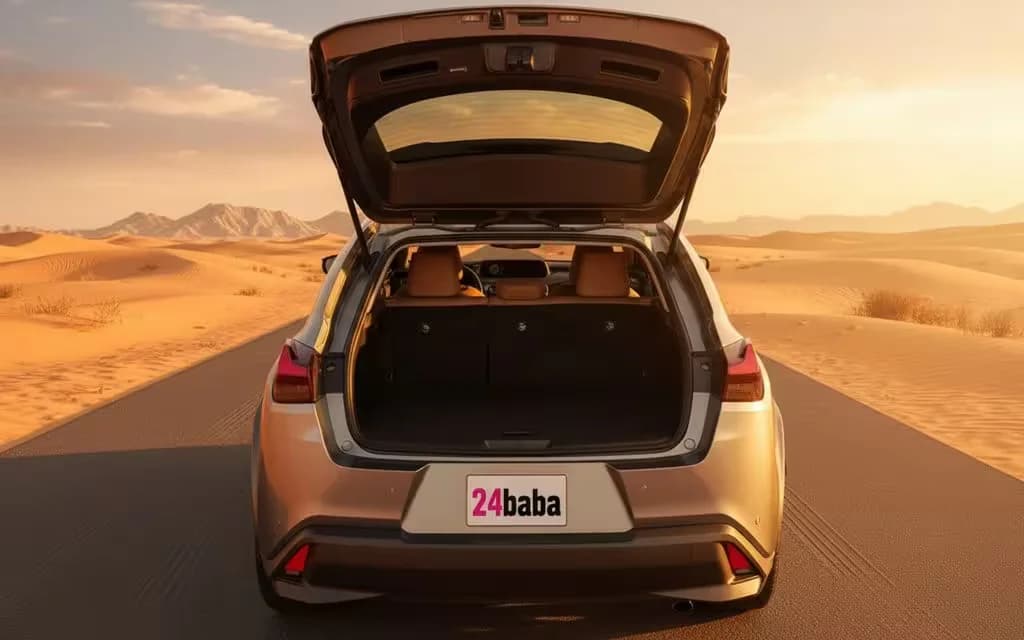 Lexus Ux 2021 rear view showing taillights – rental in Dubai