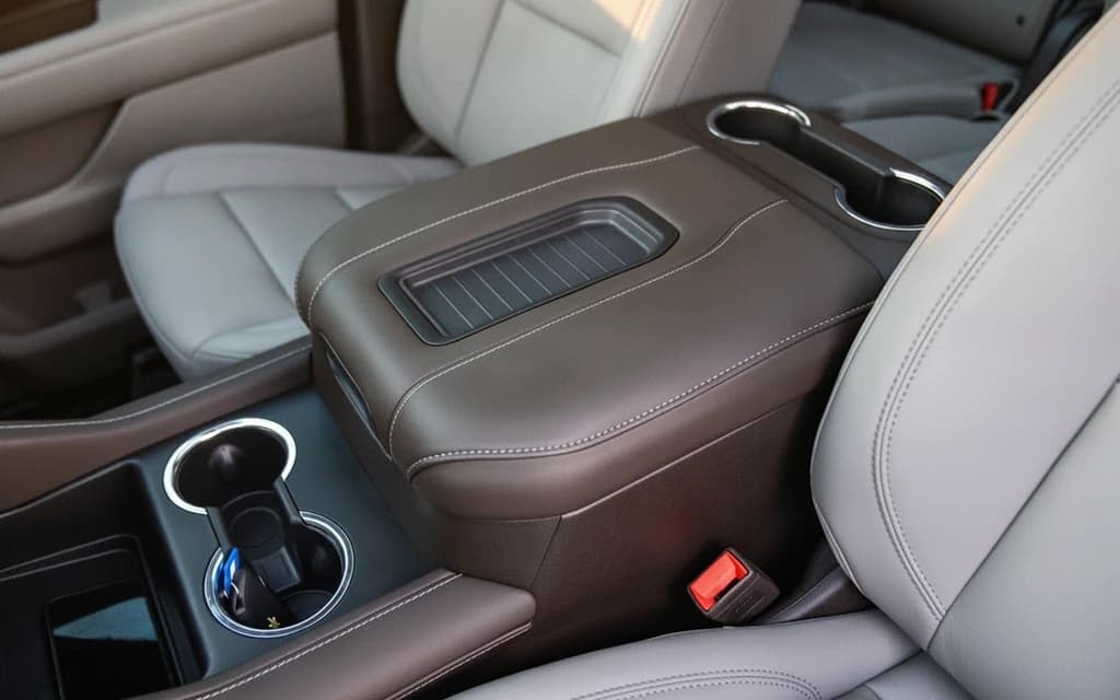 Chevrolet Tahoe 2024 Black interior view – rental in Dubai