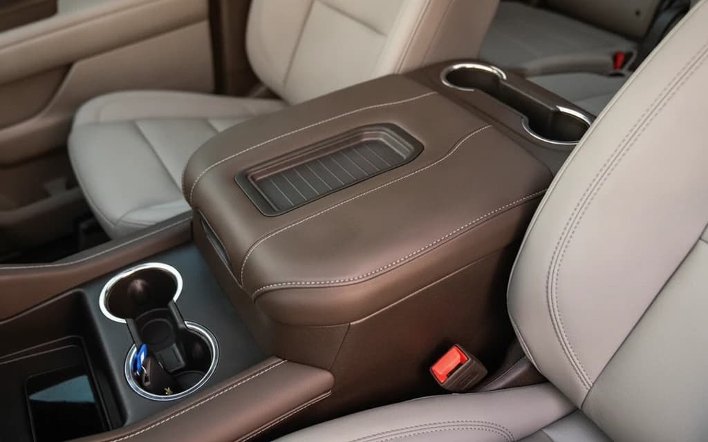 Chevrolet Tahoe 2024 Black interior view – rental in Dubai