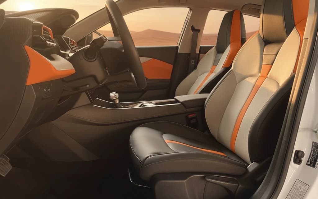 Dongfeng Shine 2025 White front seats – rental in Dubai