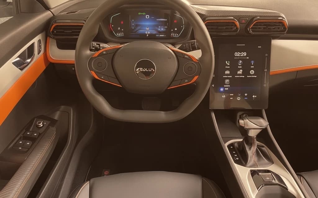 Dongfeng Shine 2025 White interior view – rental in Dubai