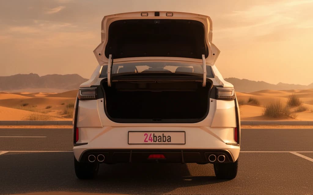 Dongfeng Shine 2025 White trunk space – rental in Dubai