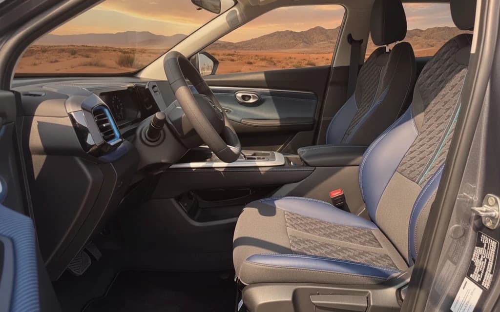 GAC GS3 Emzoom 2026 Gray interior view – rental in Dubai