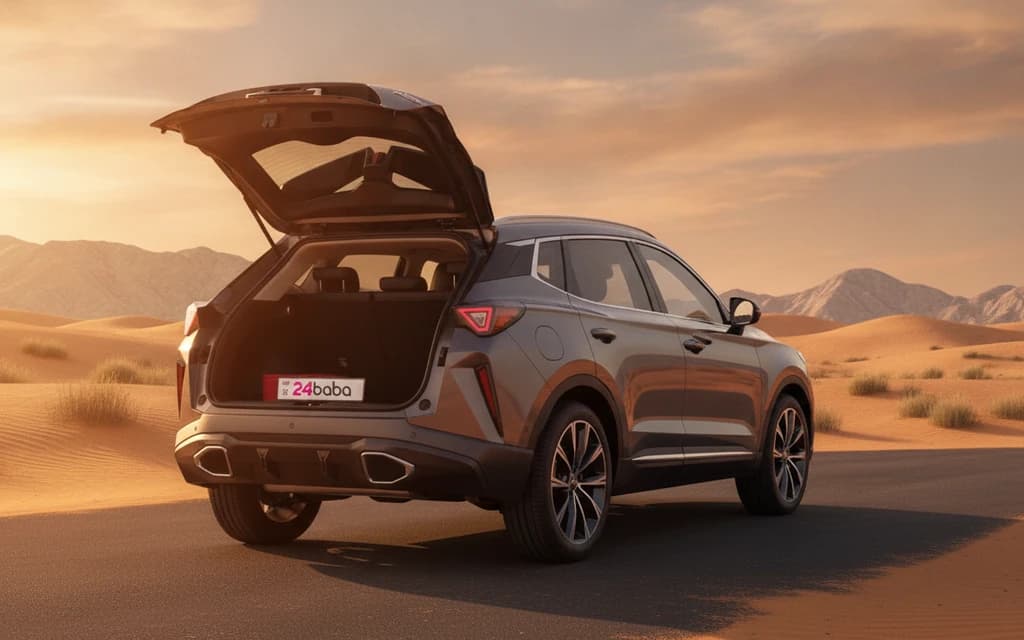 GAC GS3 Emzoom 2026 Gray trunk space – rental in Dubai