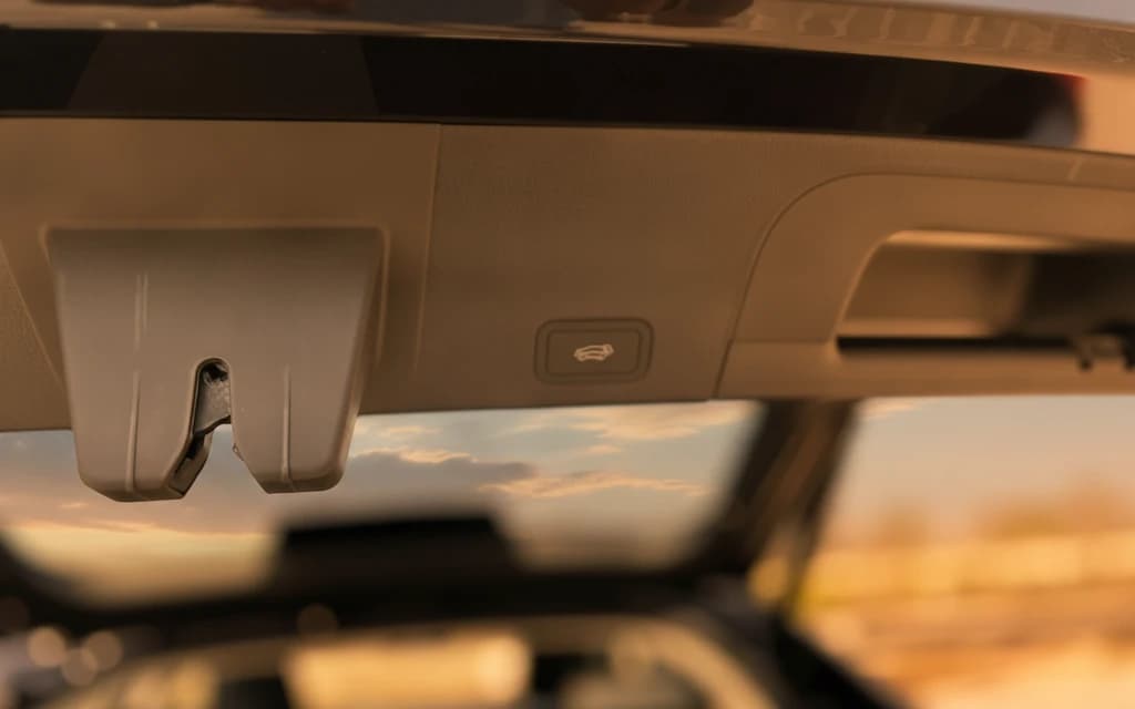 Geely Tugella 2024 Black trunk space – rental in Dubai