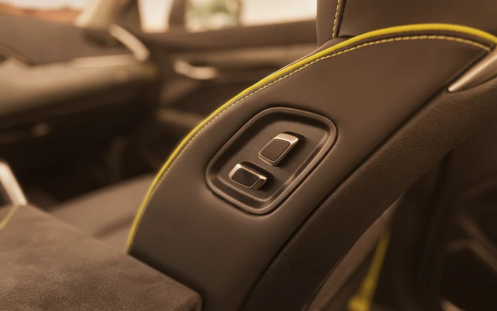 Geely Tugella 2024 Gray front seats – rental in Dubai