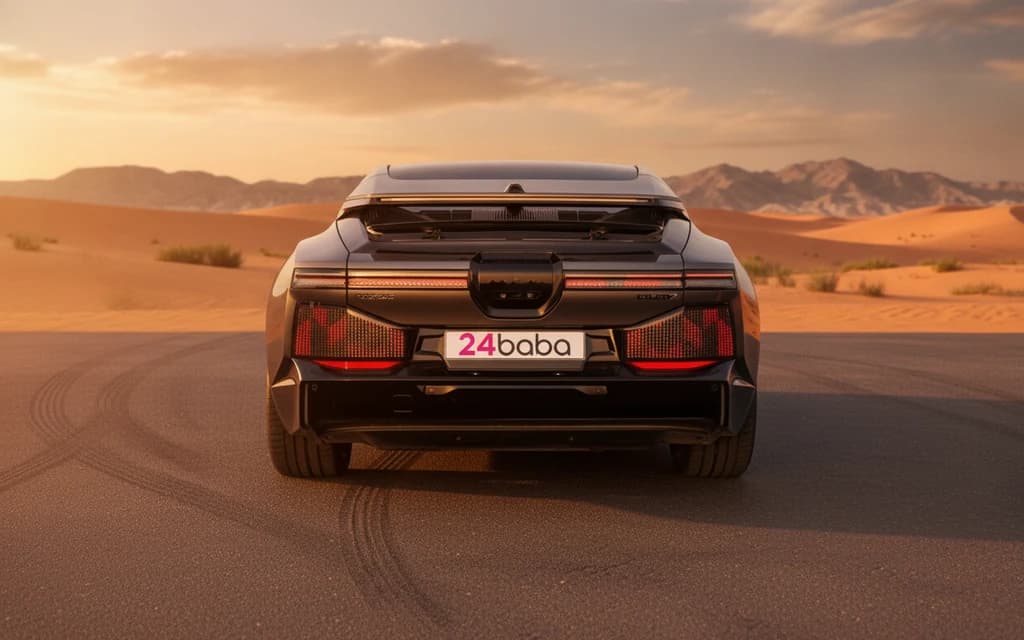 HiPhi Z 2023 Gray rear view – rental in Dubai