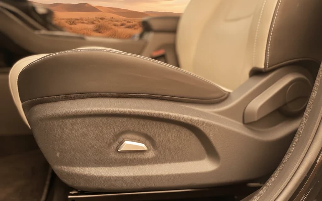 JAC JS4 2024 Black front seats – rental in Dubai