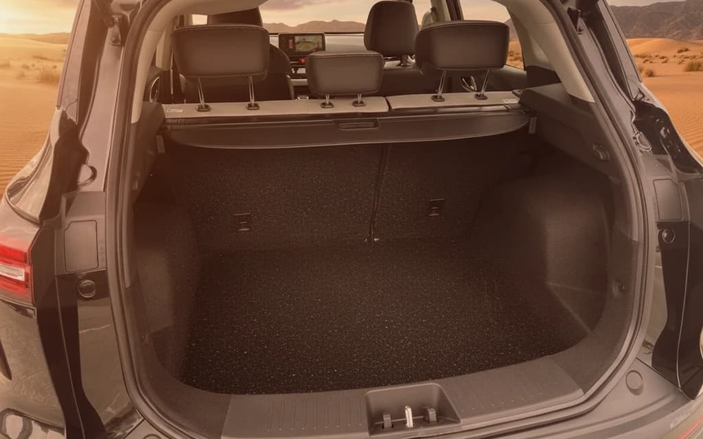 JAC JS4 2024 Black trunk space – rental in Dubai