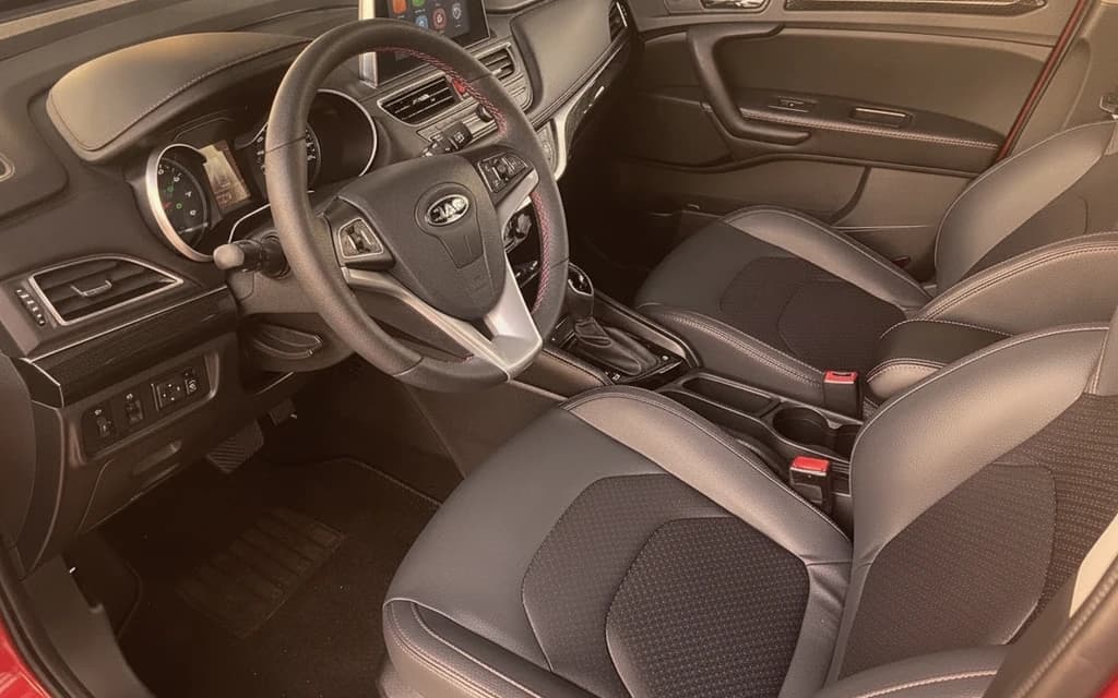 JAC S3 2023 Red interior view – rental in Dubai