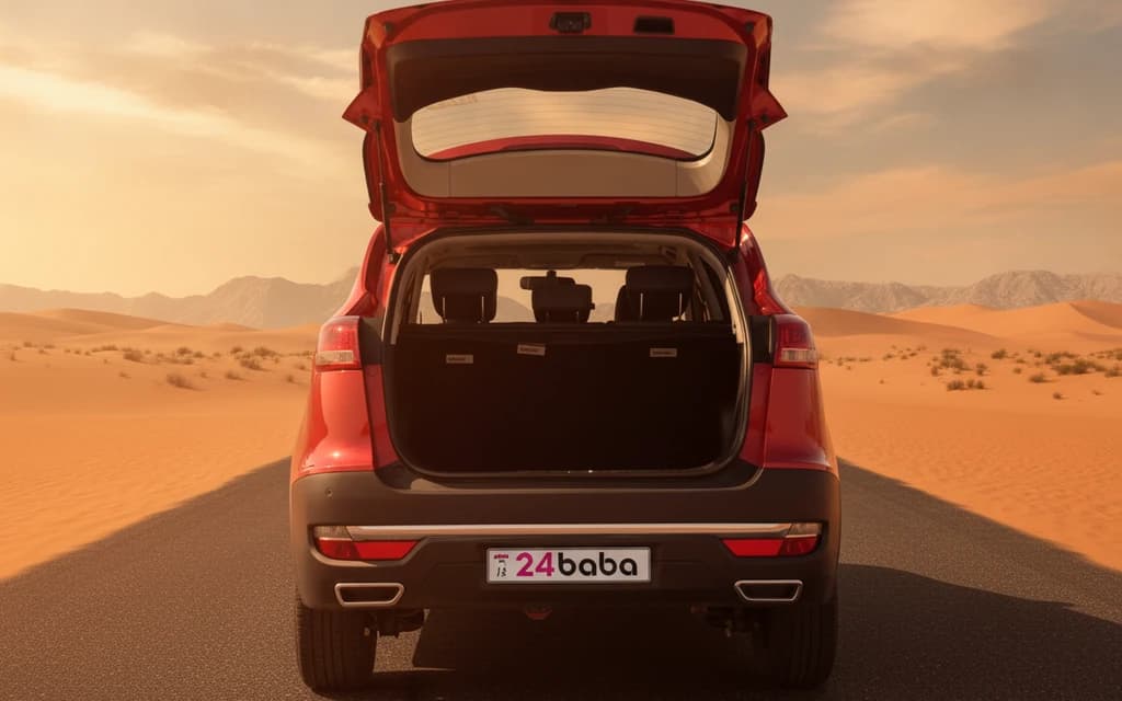 JAC S3 2023 Red trunk space – rental in Dubai